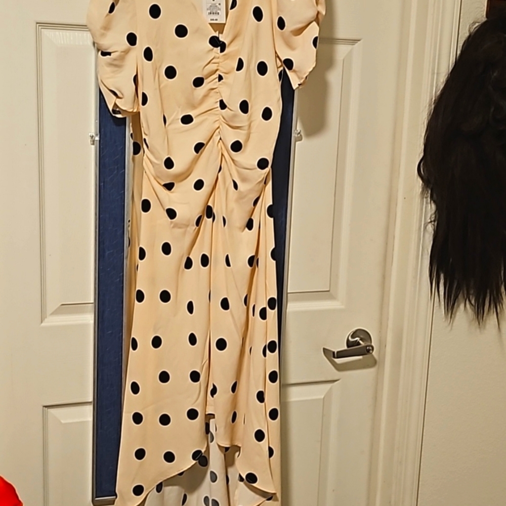 A new day a new dress cute polka dot sun dress